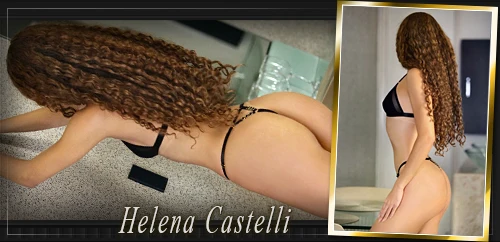 Imagem da modelo Helena Castelli no destaque Coelhinhas do Mês do portal de acompanhantes de luxo em Mossoró - COELHINHAS DO BRASIL.