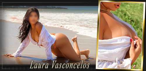 Imagem da modelo Laura Vasconcelos no destaque Coelhinhas do Mês do portal Coelhinhas do Brasil em João Pessoa.